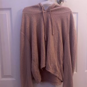 Cropped Brown Hoodie
